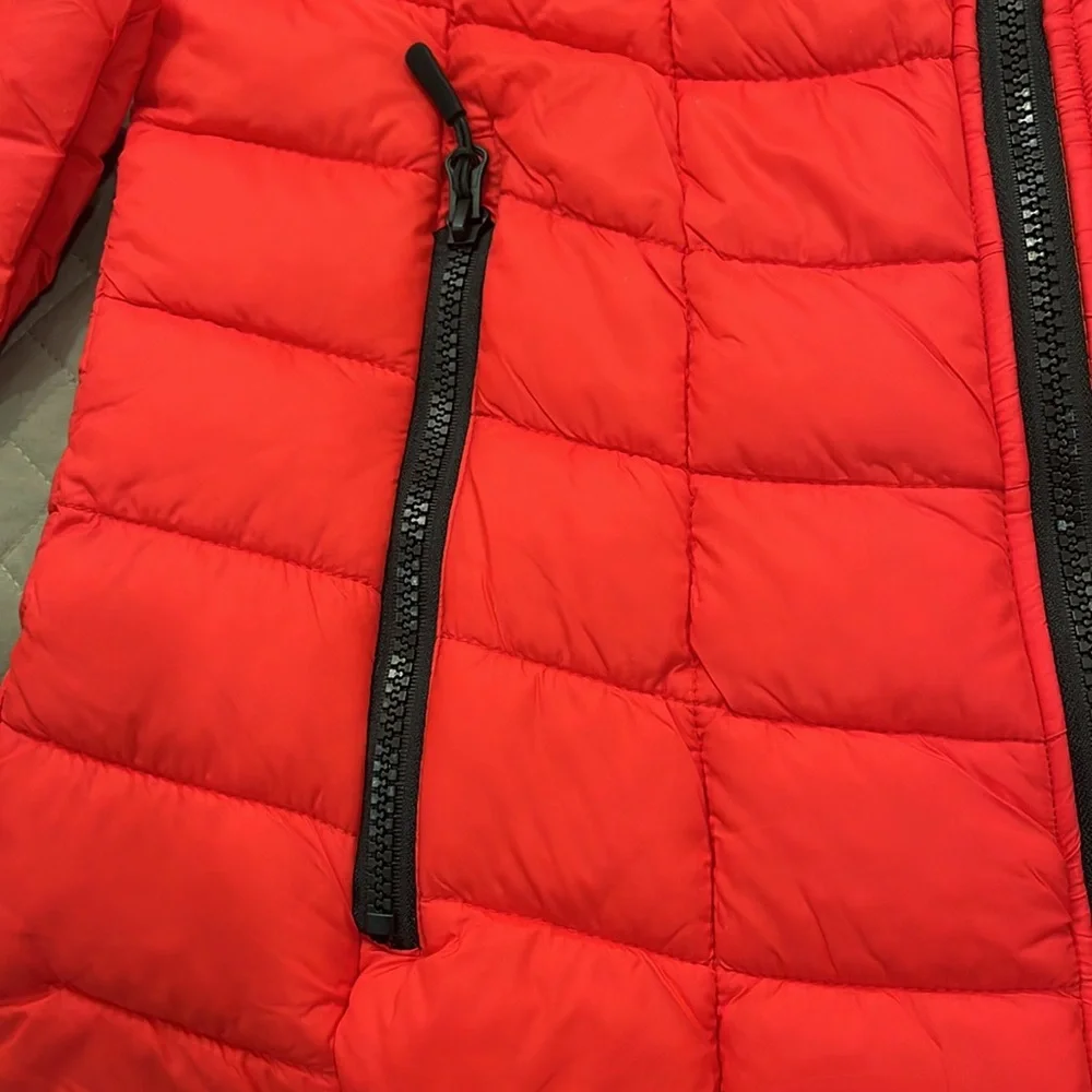 Reebok Womens Quilted Glacier Shield Red Jacket With Hood/NWT/M - Picture 5 of 14